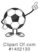 Faceless Soccer Ball Clipart #1402130 by Hit Toon