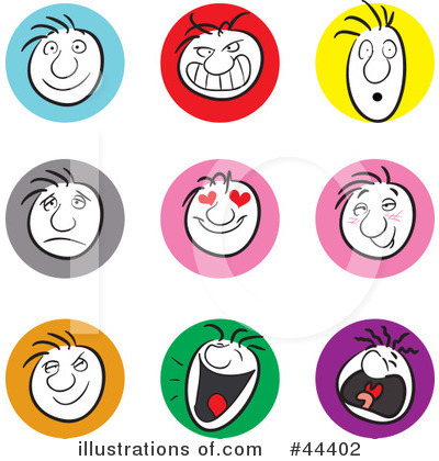 Royalty-Free (RF) Facial Expression Clipart Illustration by Frisko - Stock Sample #44402