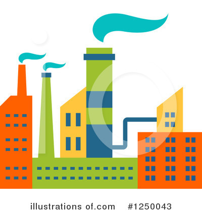 Refinery Clipart #1250043 by Vector Tradition SM