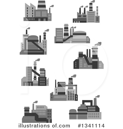 Royalty-Free (RF) Factory Clipart Illustration by Vector Tradition SM - Stock Sample #1341114