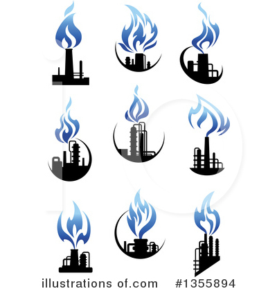 Natural Gas Clipart #1355894 by Vector Tradition SM