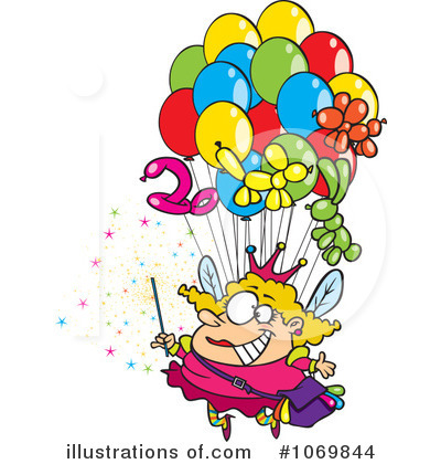 Balloons Clipart #1069844 by toonaday