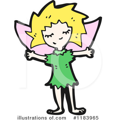 Royalty-Free (RF) Fairy Clipart Illustration by lineartestpilot - Stock Sample #1183965