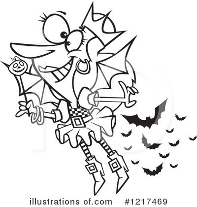 Royalty-Free (RF) Fairy Clipart Illustration by toonaday - Stock Sample #1217469