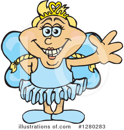 Royalty-Free (RF) Fairy Clipart Illustration by Dennis Holmes Designs - Stock Sample #1280283