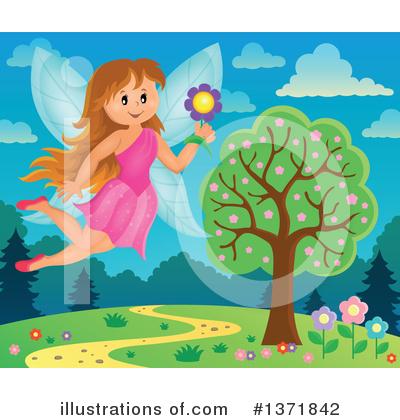 Royalty-Free (RF) Fairy Clipart Illustration by visekart - Stock Sample #1371842