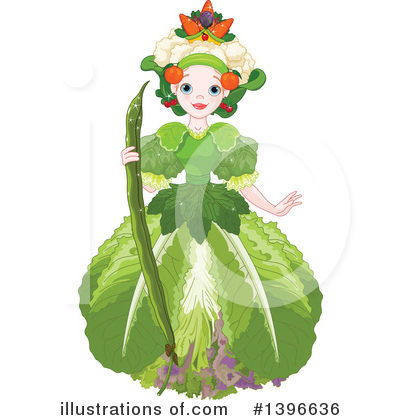 Royalty-Free (RF) Fairy Clipart Illustration by Pushkin - Stock Sample #1396636