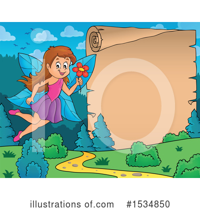 Royalty-Free (RF) Fairy Clipart Illustration by visekart - Stock Sample #1534850