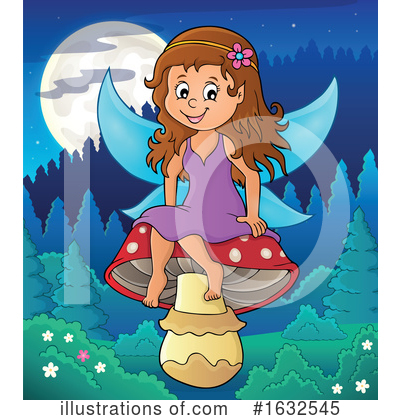Royalty-Free (RF) Fairy Clipart Illustration by visekart - Stock Sample #1632545
