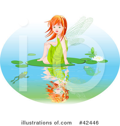 Royalty-Free (RF) Fairy Clipart Illustration by Pushkin - Stock Sample #42446