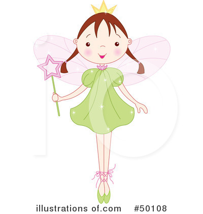 Royalty-Free (RF) Fairy Clipart Illustration by Pushkin - Stock Sample #50108