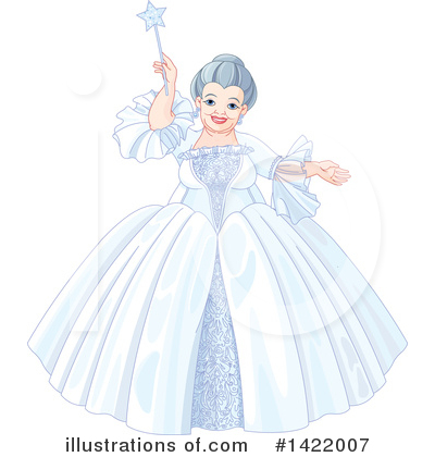 Royalty-Free (RF) Fairy Godmother Clipart Illustration by Pushkin - Stock Sample #1422007