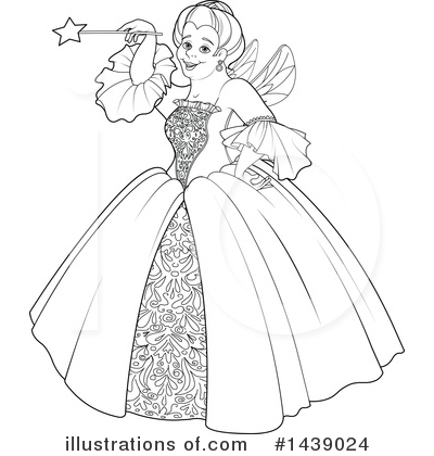 Royalty-Free (RF) Fairy Godmother Clipart Illustration by Pushkin - Stock Sample #1439024