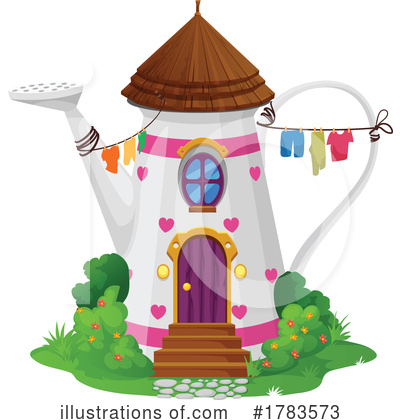 Watering Can Clipart #1783573 by Vector Tradition SM
