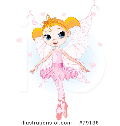 Royalty-Free (RF) Fairy Princess Clipart Illustration by Pushkin - Stock Sample #79136