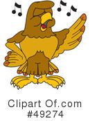 Falcon Character Clipart #49274 by Mascot Junction