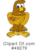 Falcon Character Clipart #49279 by Mascot Junction