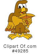 Falcon Character Clipart #49285 by Mascot Junction