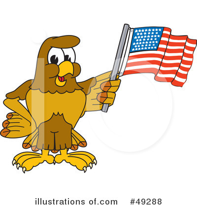 Royalty-Free (RF) Falcon Character Clipart Illustration by Mascot Junction - Stock Sample #49288