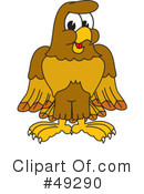 Falcon Character Clipart #49290 by Mascot Junction
