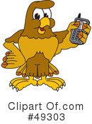 Falcon Character Clipart #49303 by Mascot Junction