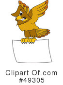 Falcon Character Clipart #49305 by Mascot Junction