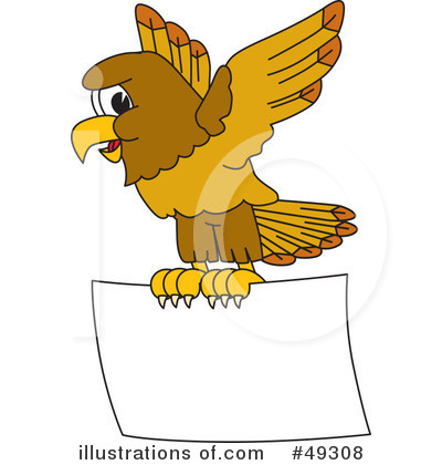 Royalty-Free (RF) Falcon Character Clipart Illustration by Mascot Junction - Stock Sample #49308