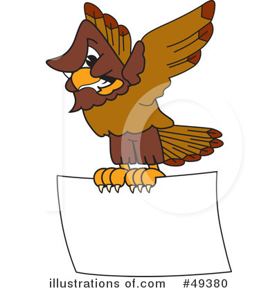 Royalty-Free (RF) Falcon Character Clipart Illustration by Mascot Junction - Stock Sample #49380