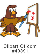 Falcon Character Clipart #49391 by Mascot Junction