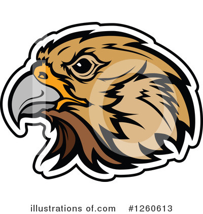Royalty-Free (RF) Falcon Clipart Illustration by Chromaco - Stock Sample #1260613