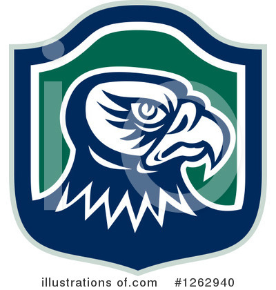 Peregrine Falcon Clipart #1262940 by patrimonio