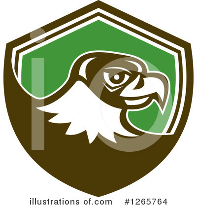 Royalty-Free (RF) Falcon Clipart Illustration by patrimonio - Stock Sample #1265764