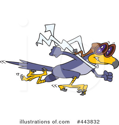 Royalty-Free (RF) Falcon Clipart Illustration by toonaday - Stock Sample #443832