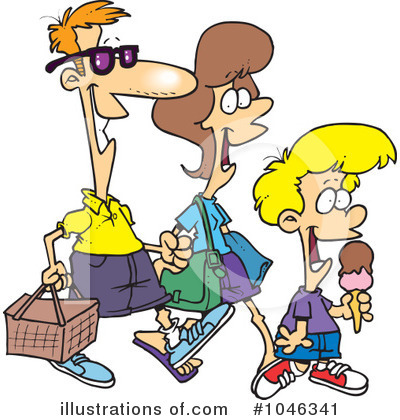 Royalty-Free (RF) Family Clipart Illustration by toonaday - Stock Sample #1046341