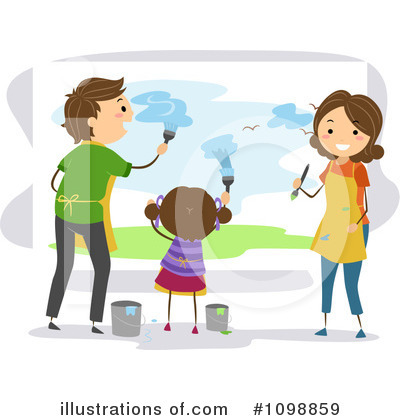 Royalty-Free (RF) Family Clipart Illustration by BNP Design Studio - Stock Sample #1098859