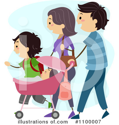 Royalty-Free (RF) Family Clipart Illustration by BNP Design Studio - Stock Sample #1100007