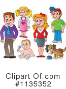 Family Clipart #1135352 by visekart