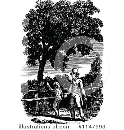 Royalty-Free (RF) Family Clipart Illustration by Prawny Vintage - Stock Sample #1147993
