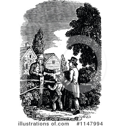 Royalty-Free (RF) Family Clipart Illustration by Prawny Vintage - Stock Sample #1147994