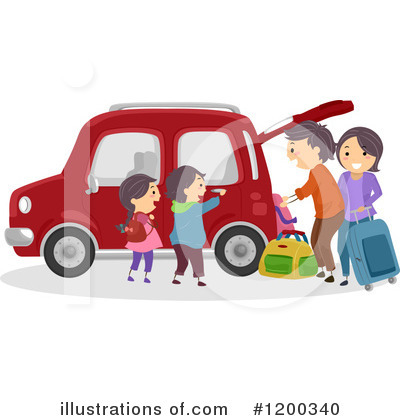 Family Vacation Clipart #1200340 by BNP Design Studio