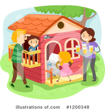 Royalty-Free (RF) Family Clipart Illustration by BNP Design Studio - Stock Sample #1200348