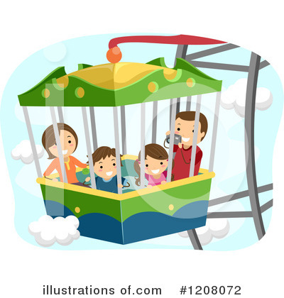 Ferris Wheel Clipart #1208072 by BNP Design Studio
