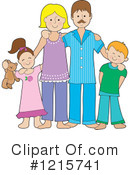 Family Clipart #1215741 by Maria Bell