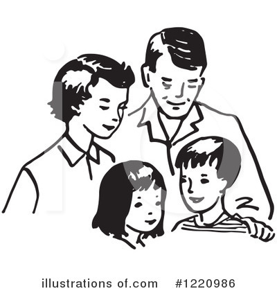 Royalty-Free (RF) Family Clipart Illustration by Picsburg - Stock Sample #1220986
