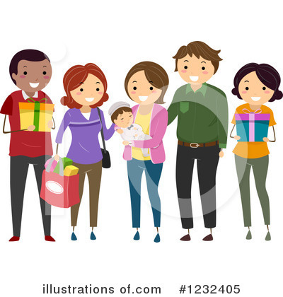 Royalty-Free (RF) Family Clipart Illustration by BNP Design Studio - Stock Sample #1232405