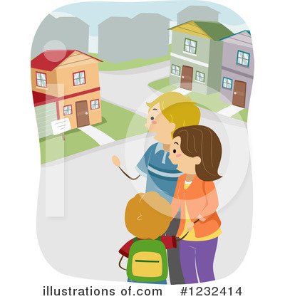 House Hunting Clipart #1232414 by BNP Design Studio