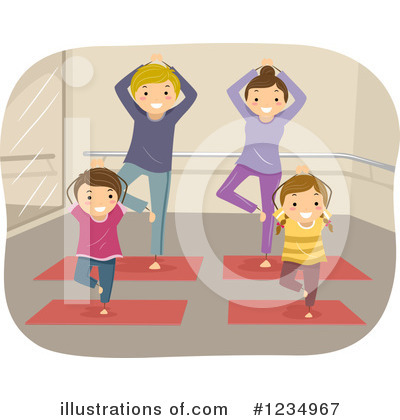 Yoga Clipart #1234967 by BNP Design Studio