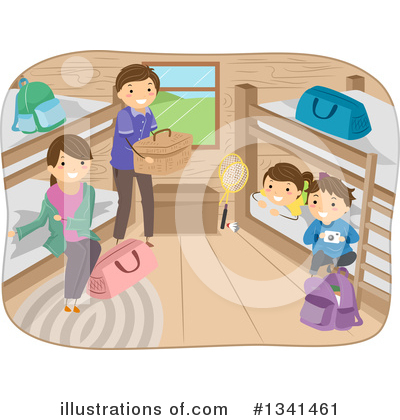 Family Vacation Clipart #1341461 by BNP Design Studio