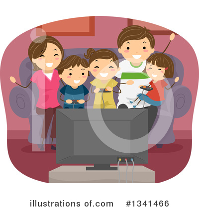 Royalty-Free (RF) Family Clipart Illustration by BNP Design Studio - Stock Sample #1341466