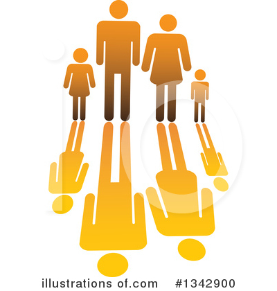 Royalty-Free (RF) Family Clipart Illustration by ColorMagic - Stock Sample #1342900